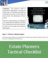 Estateplanningtacticalchecklist